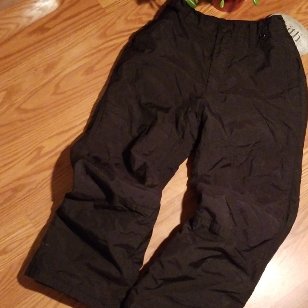 Black dot outerwear med snow pant